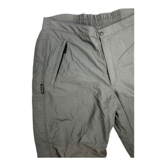 Columbia Omni-Tech Snow Pants Men’s TG Gray Waterproof Ski Full Zip Outdoor - Picture 6 of 16